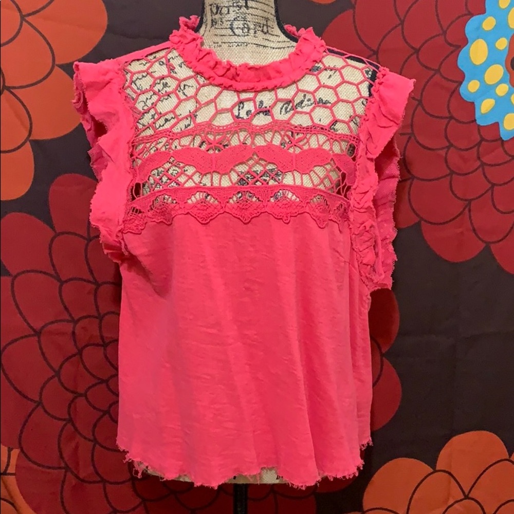 Free people top.     025-1